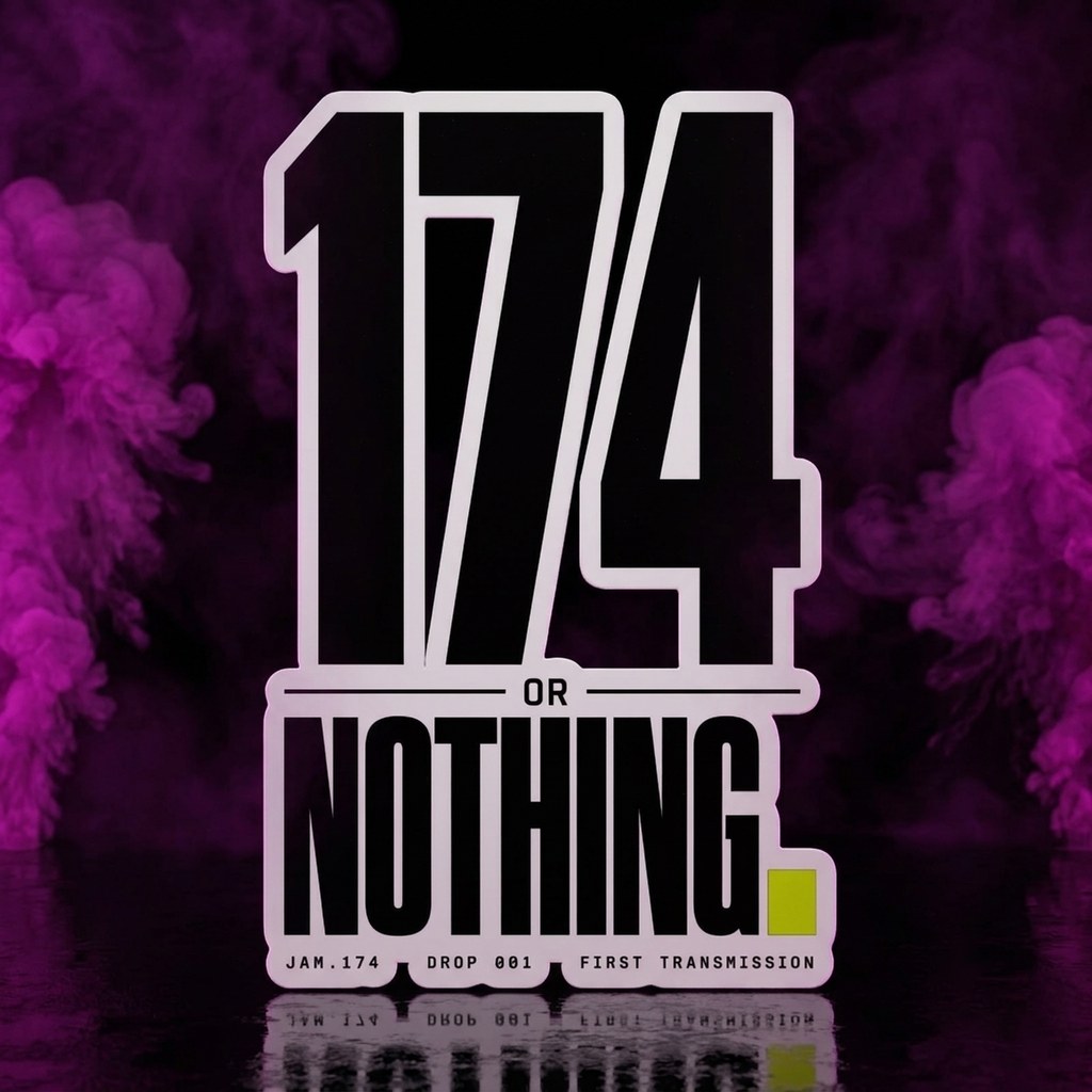 174 Or Nothing kiss-cut vinyl sticker