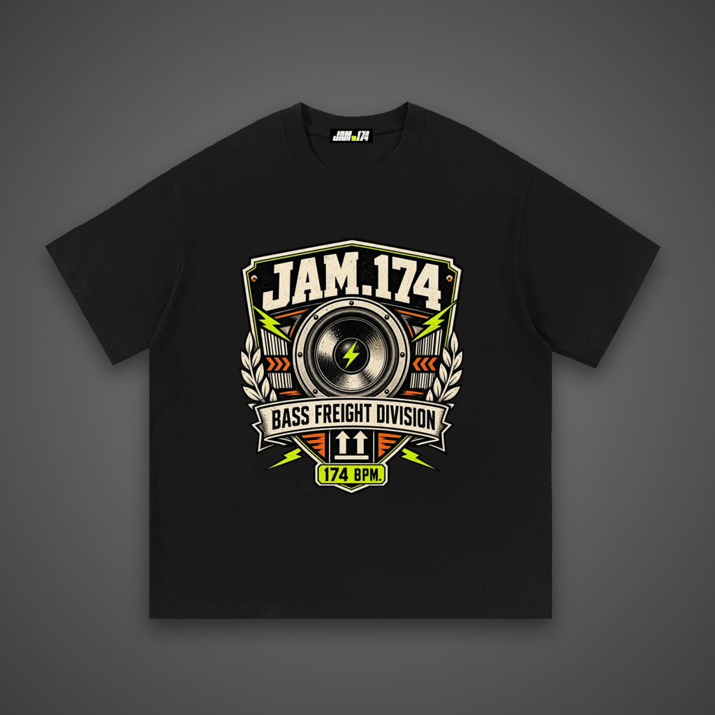 JAM.174 Bass Freight Division Tee – Unisex