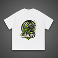 JAM.174 Cyber Helmet Tee (White) – Unisex