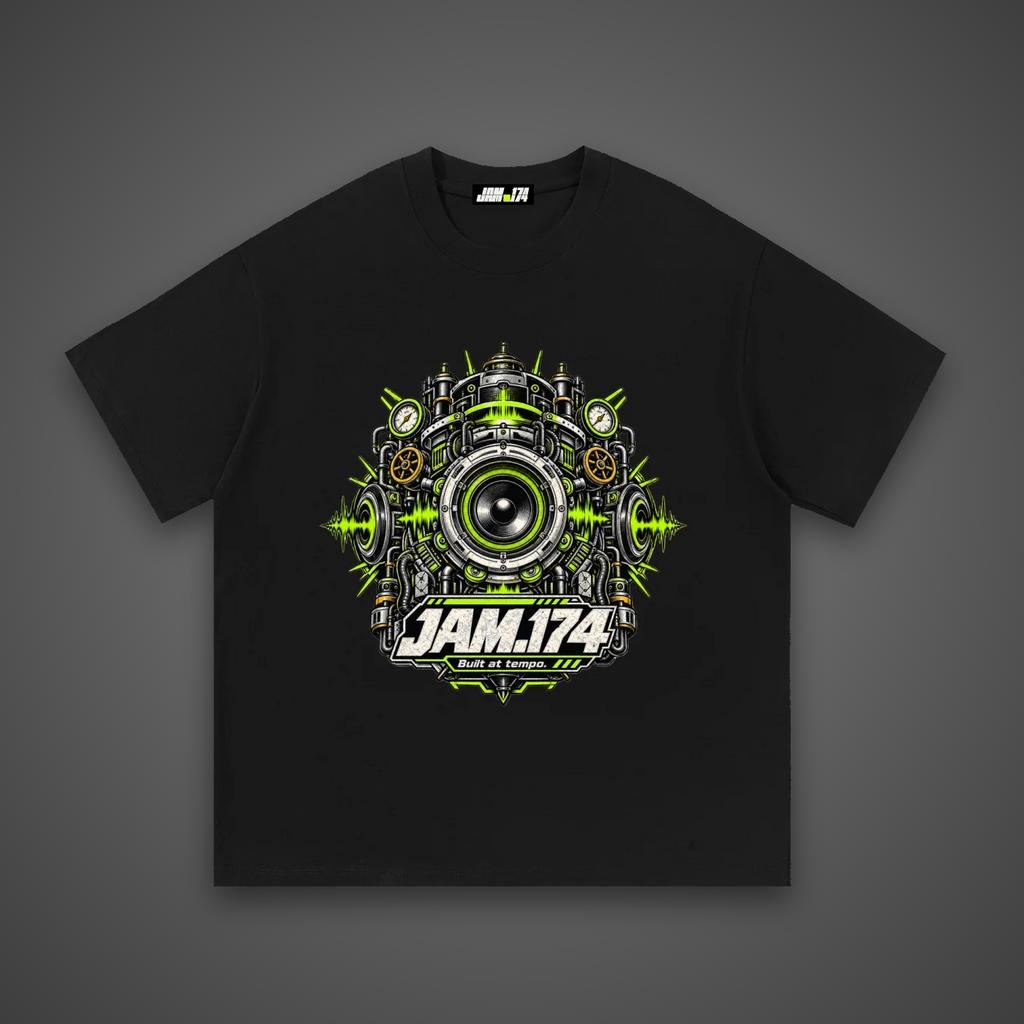 JAM.174 Bass Engine Tee, front view